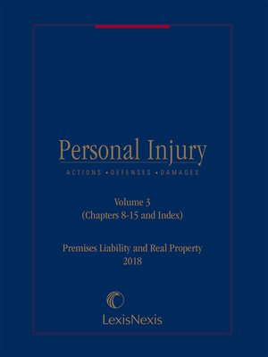 cover image of Personal Injury: Premises Liability and Real Property